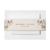  Boho Floral Uitnodigingen Wikkel (Voorkant Voorbeeld)