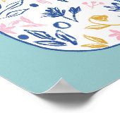 Boho Floral Vase Illustration Print – Modern Minim (Hoek)