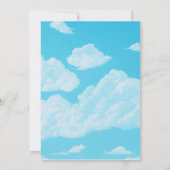 Boho Floral verjaardagsfeestje uitnodiging | Aange (Achterkant)