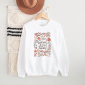 Boho Floral Verzamel en geef Bedankt Trui