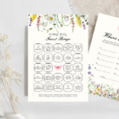  Boho Floral Vind het gast Bingo spel