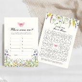  Boho Floral Vind het gast Bingo spel