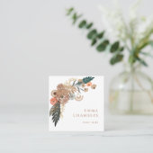 Boho Floral Visitekaartje (Staand voorkant)