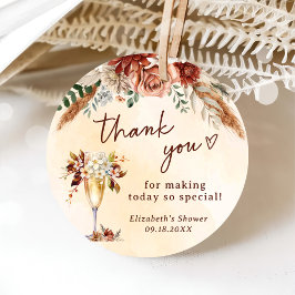 Boho Floral Vrijgezellenfeest Bedankjes Labels