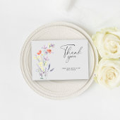 Boho Floral vrijgezellenfeest bedankt je kaart