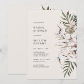 Boho Floral Vrijgezellenfeest Kaart (Voorkant / Achterkant)