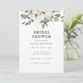 Boho Floral Vrijgezellenfeest Kaart (Staand voorkant)