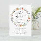 Boho Floral Vrijgezellenfeest Kaart (Staand voorkant)