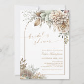 Boho Floral Vrijgezellenfeest Kaart (Voorkant)