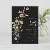 Boho Floral Vrijgezellenfeest Kaart (Staand voorkant)