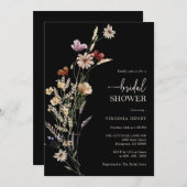 Boho Floral Vrijgezellenfeest Kaart (Voorkant / Achterkant)