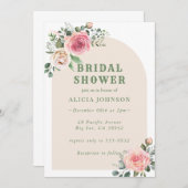 Boho Floral Vrijgezellenfeest Kaart (Voorkant / Achterkant)