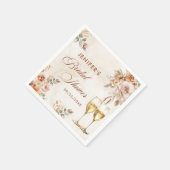 Boho Floral Vrijgezellenfeest Servet (Hoek)