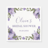 Boho Floral Vrijgezellenfeest Servet (Voorkant)