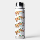 Boho Floral Vrouwen Waterfles (Achterkant)