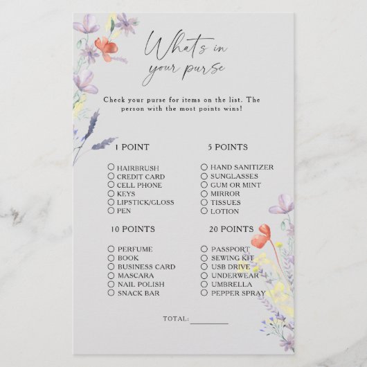 Boho Floral wat er in je paardenspel zit (Voorkant)