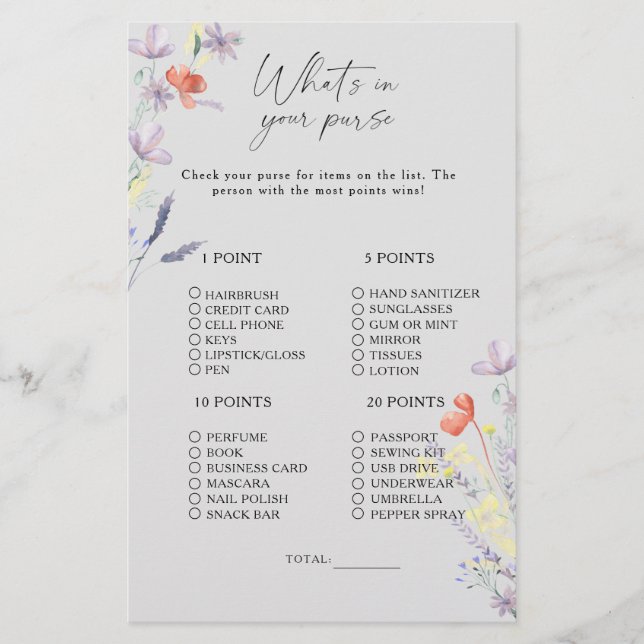 Boho Floral wat er in je paardenspel zit (Voorkant)