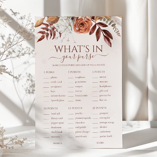 Boho Floral Wat zit er in je portemonnee bruiloft 