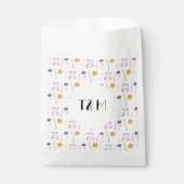 Boho Floral Waterverf bruiloften in Fairy Garden Bedankzakje (Voorkant)