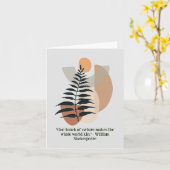 Boho Floral Waterverf kunstliefhebbers Kaart (Gele Bloem)