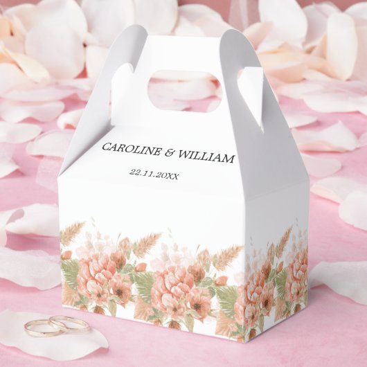 Boho Floral Wedding Bedankdoosjes (Huwelijk)