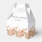 Boho Floral Wedding Bedankdoosjes (Voorkant Zijde)