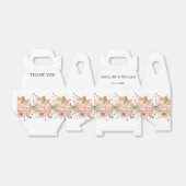 Boho Floral Wedding Bedankdoosjes (Uitgevouwen)