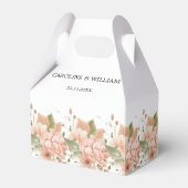 Boho Floral Wedding Bedankdoosjes (Voorkant Zijde)