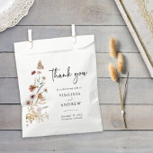Boho Floral Wedding Bedankzakje