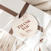 Boho Floral Wedding Gift Labels