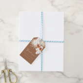 Boho Floral Wedding Gift Labels Cadeaulabel (Met Touw)