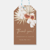 Boho Floral Wedding Gift Labels Cadeaulabel (Voorkant)