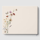 Boho Floral Wedding Guest Book Gastenboek (Achterkant)