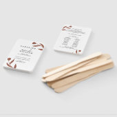 Boho Floral Wedding Handwaaier (Niet-gemonteerd)