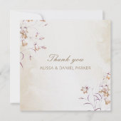 Boho Floral Wedding Hartelijk dank (Voorkant)