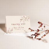 Boho Floral Wedding Hartelijk dank Bedankkaart