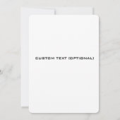 Boho Floral Wedding Invitation – Bewerkbare Sjablo Kaart (Achterkant)