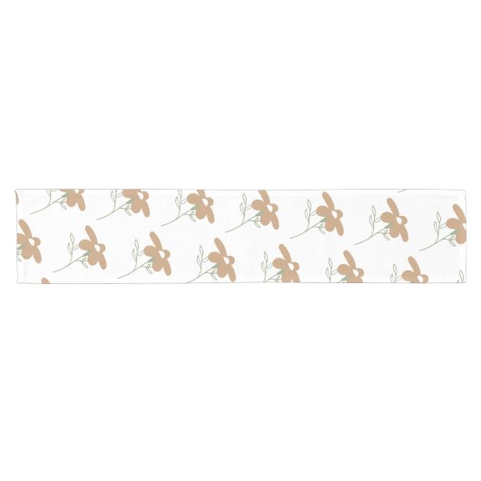 Boho Floral Wedding Korte Tafelloper (Horizontaal)