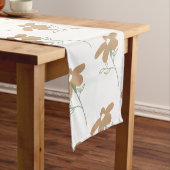 Boho Floral Wedding Korte Tafelloper (Voorbeeld)