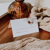 Boho Floral Wedding Place Cards Plaatskaartje