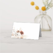 Boho Floral Wedding Place Cards Plaatskaartje (Achterkant)