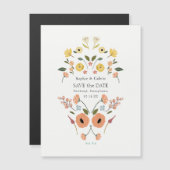 Boho Floral Wedding Save the Date (Voorkant / Achterkant)