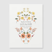 Boho Floral Wedding Save the Date (Voorkant)