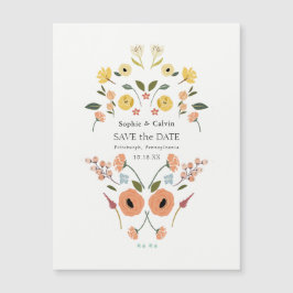 Boho Floral Wedding Save the Date