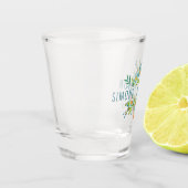 Boho Floral Wedding Shot Glas (Links)