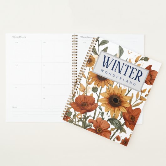 Boho Floral Weekly Planner | terracotta tonen (Display)