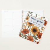 Boho Floral Weekly Planner | terracotta tonen (Display)