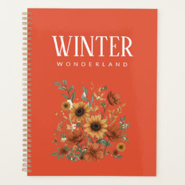 Boho Floral Weekly Planner | terracotta tonen