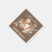 Boho Floral Western Vrijgezellenfeest Servet (Hoek)