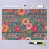 Boho Floral Whimsical Tissuepapier (Craft)